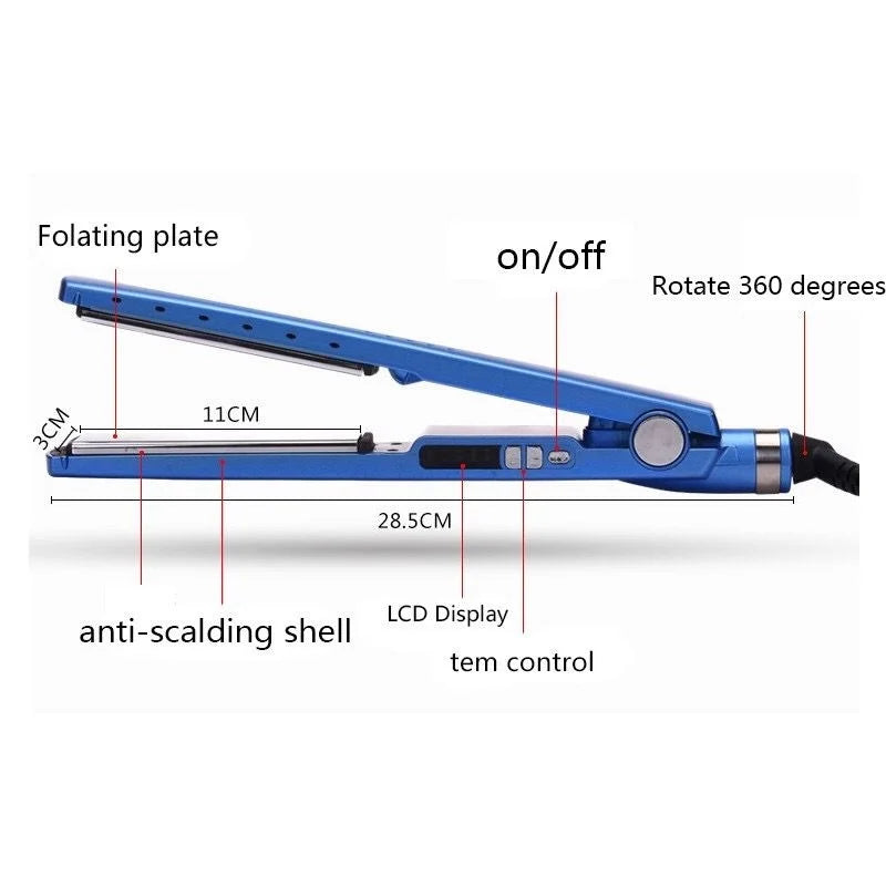 Bivolt 110V/220V Nano Titanium Hair Curling
